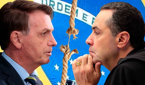 Bolsonaro então comentou uma declaração de Barroso de que o voto impresso não seria adotado caso a questão seja judicializada.