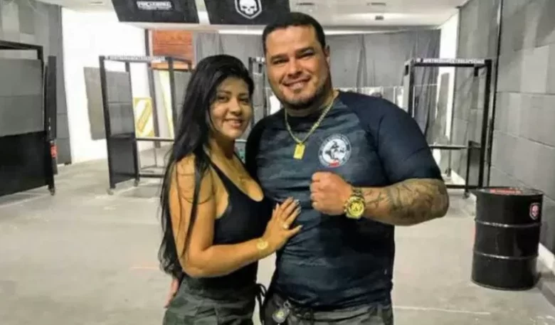 Ana Claúdia Flor e o marido, Toni Flor